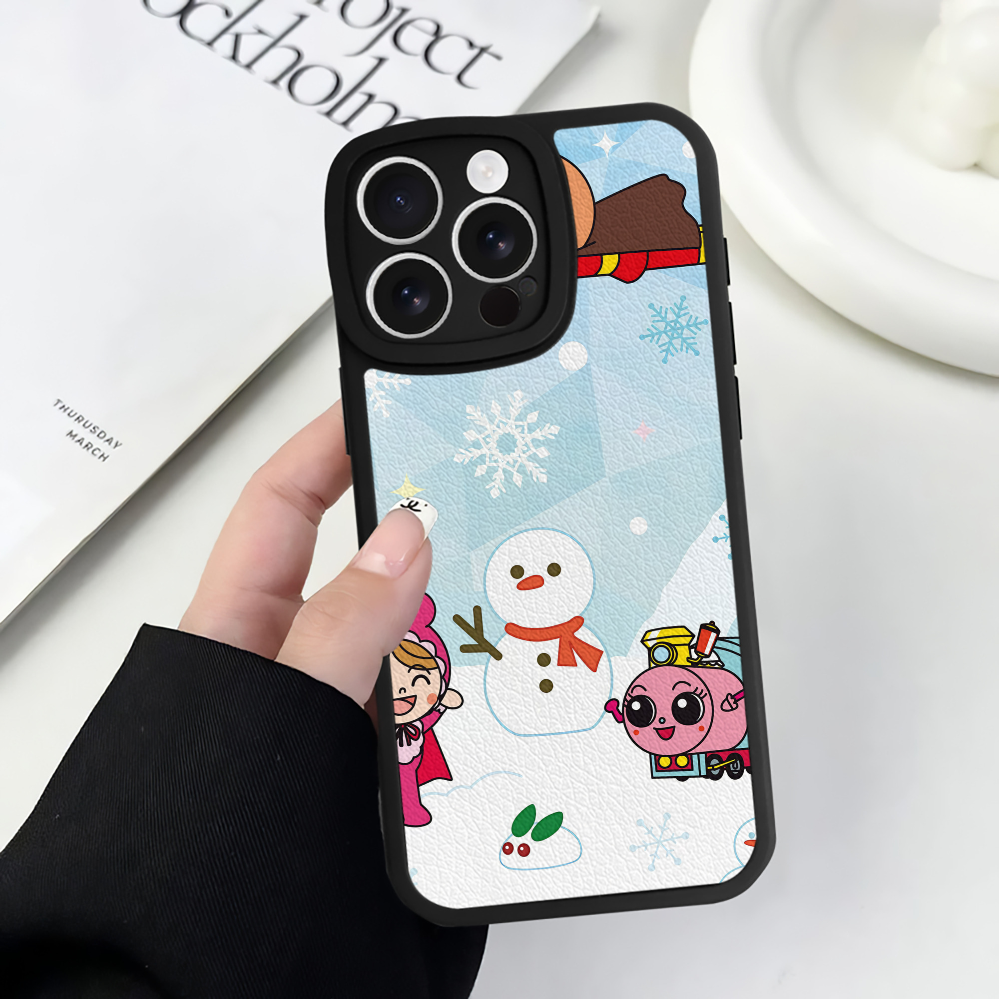 （画像用） アンパンマン Anpanman 【iPhone 16シリーズ対応】シリコンスマホケース（レザー調） 材質：シリコン